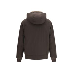 Brown Polyamide Bomber