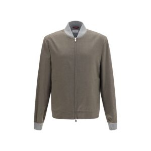 Bicolor Cashmere Bomber