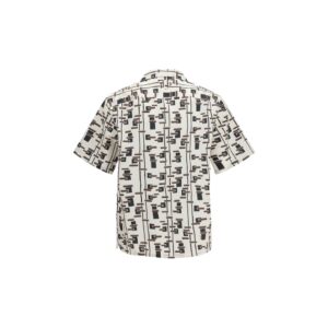 Beige Cotton Pattern Shirt
