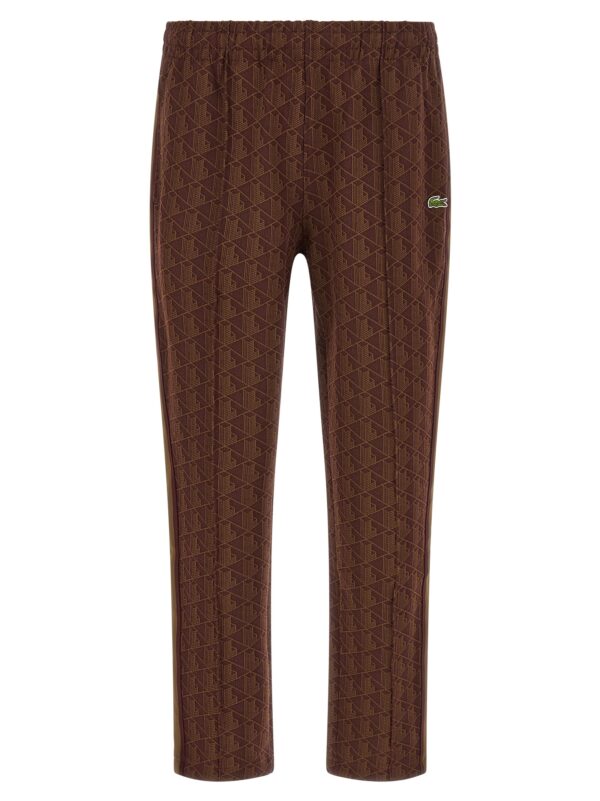 Brown Polyester Joggers (Workout Pants)
