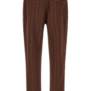 Brown Polyester Joggers (Workout Pants)