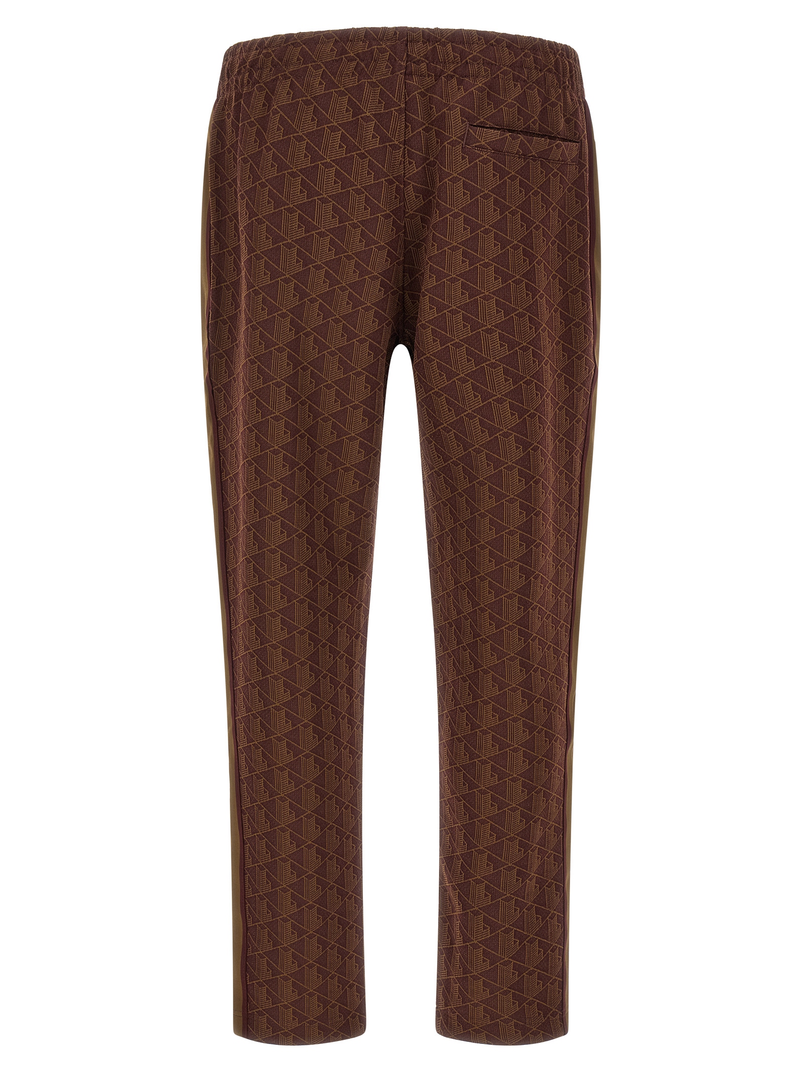Brown Polyester Joggers (Workout Pants)
