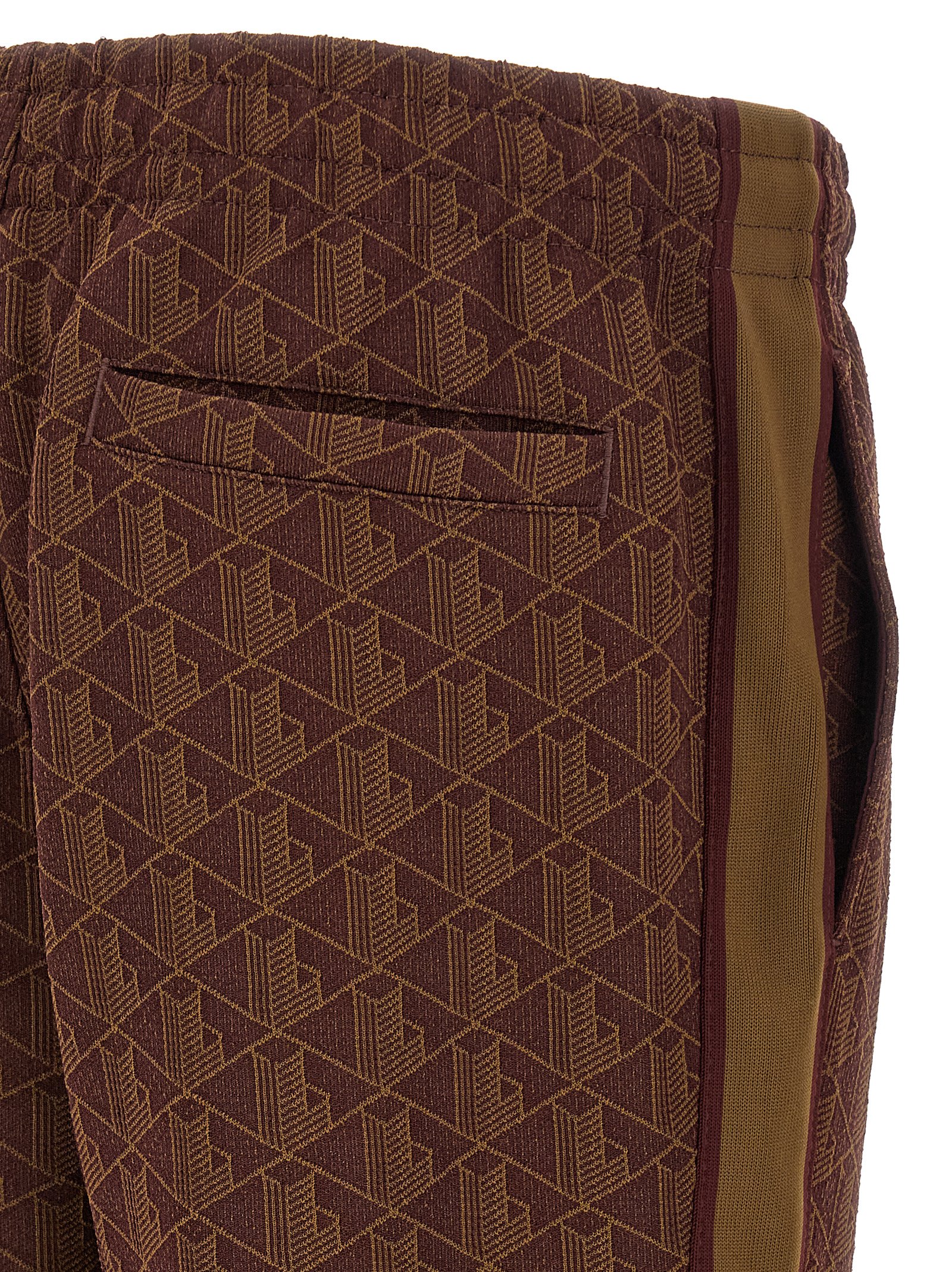 Brown Polyester Joggers (Workout Pants)