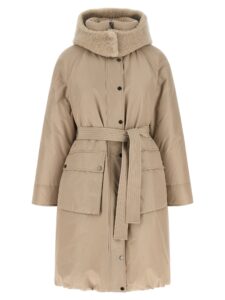 Beige Cotton Coat