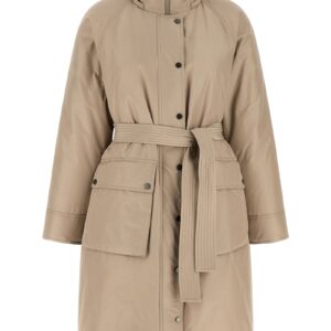 Beige Cotton Coat