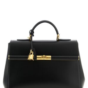Black Lamb Leather Handbag