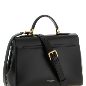 Black Lamb Leather Handbag