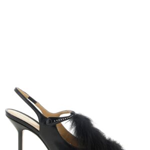 Black Calfskin High Heel Pumps
