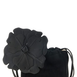Purple Lambskin Clutch Bag