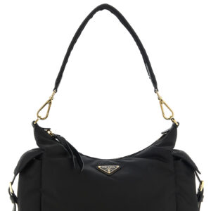 Black Polyamide Shoulder Bag