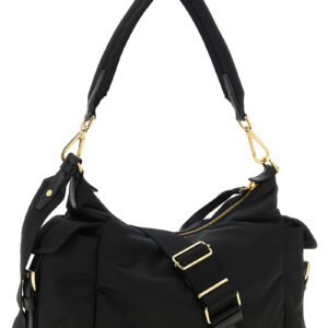 Black Polyamide Shoulder Bag