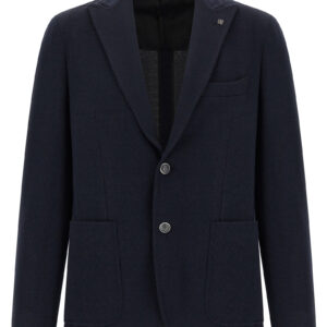 Blue Polyester Blazer