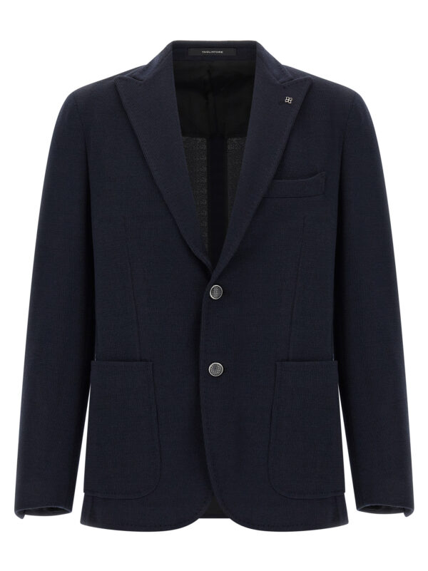 Blue Polyester Blazer
