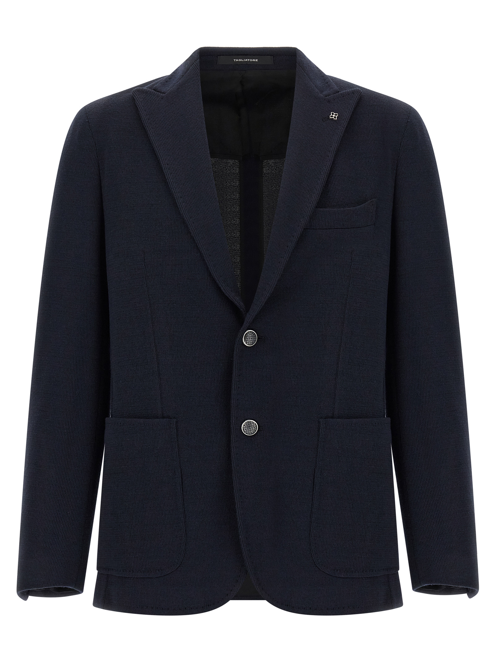 Blue Polyester Blazer