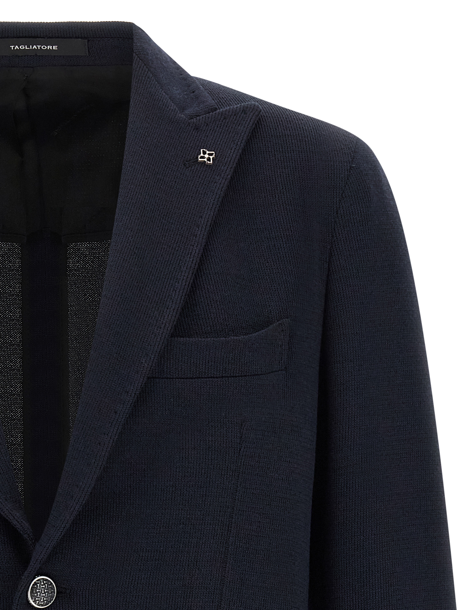 Blue Polyester Blazer