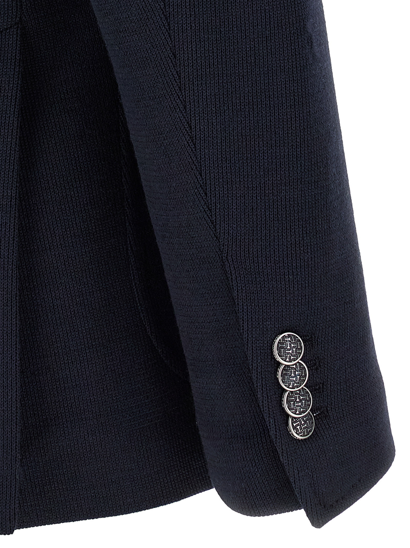 Blue Polyester Blazer