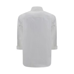White Cotton Dress Shirt