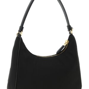 Black Recycled Polyamide Shoulder Bag