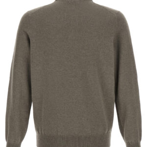Bicolor Cashmere Polo Shirt