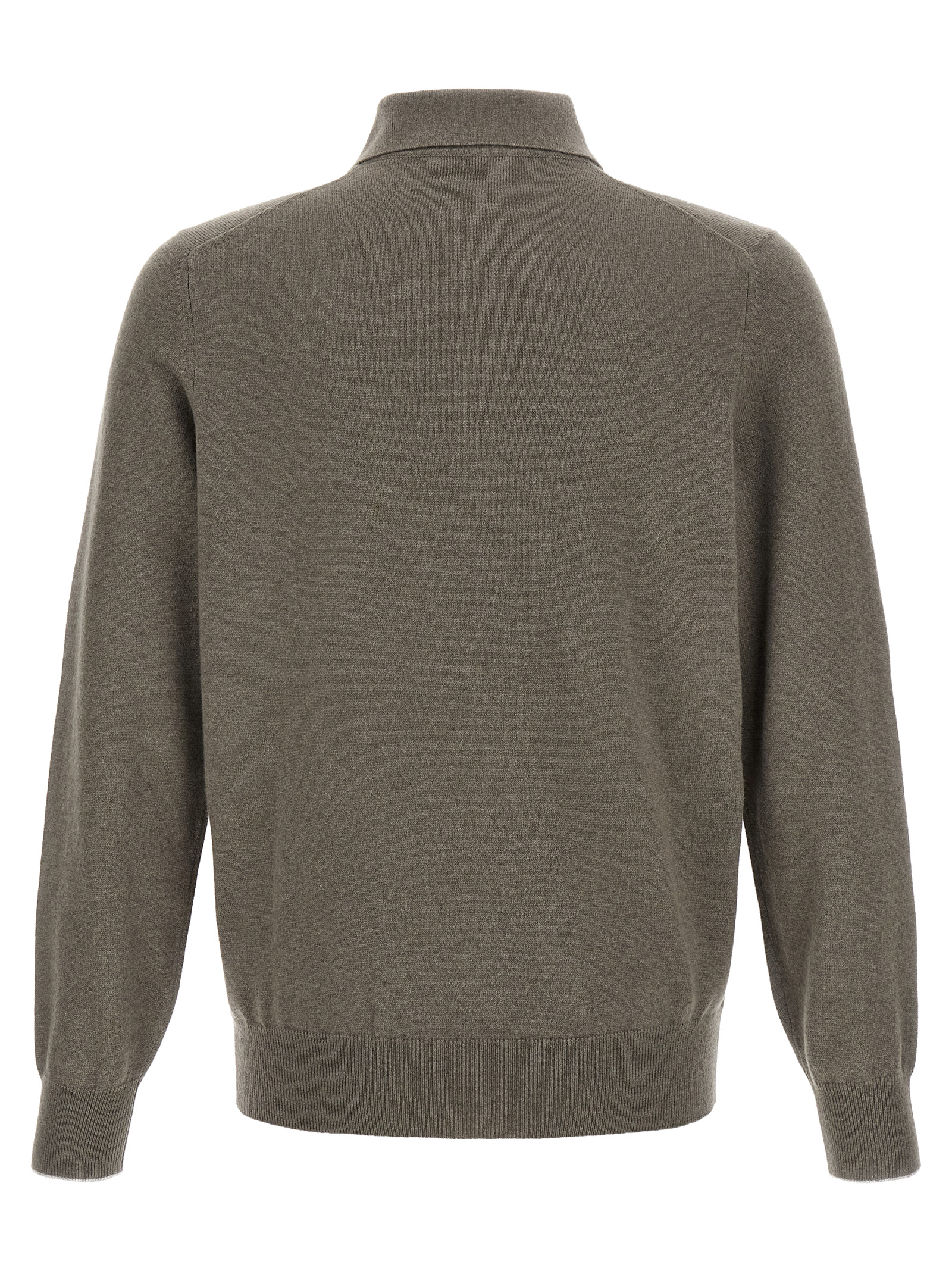 Bicolor Cashmere Polo Shirt