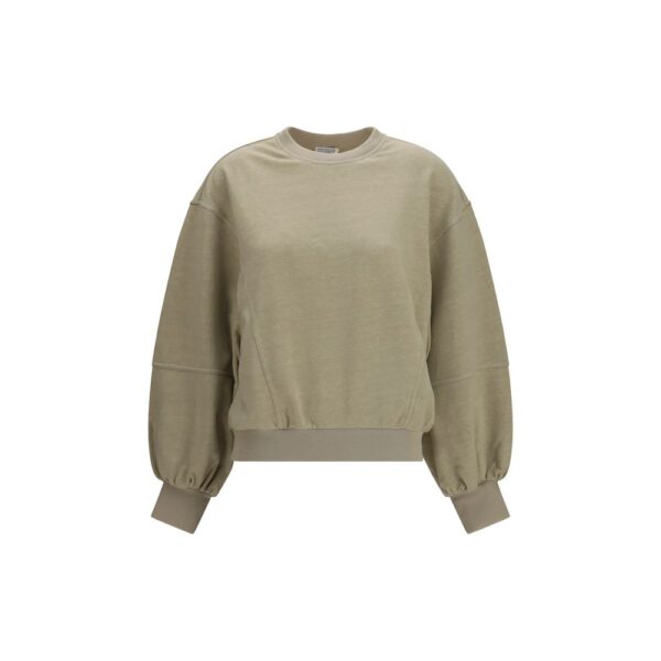 Beige Cotton Sweatshirt