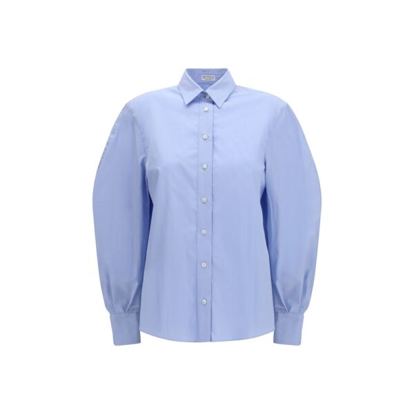 Blue Cotton Blouse