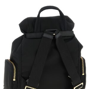 Black Recycled Polyamide Backpack