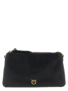 Black Calfskin Crossbody Bag