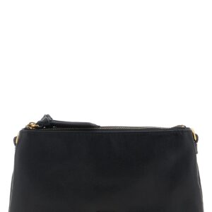 Black Calfskin Crossbody Bag