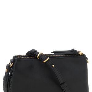 Black Calfskin Crossbody Bag