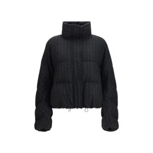 Gray Wool Oves Aries Full-Length Jacket