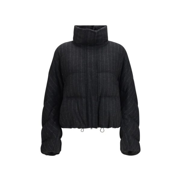 Gray Wool Oves Aries Full-Length Jacket