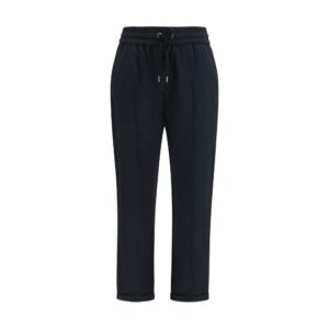 Black Cotton Athletic Pants