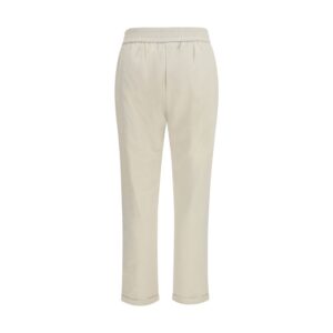 Beige Cotton Joggers (Workout Pants)