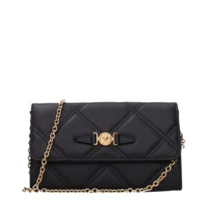 Black Leather Clutch Bag
