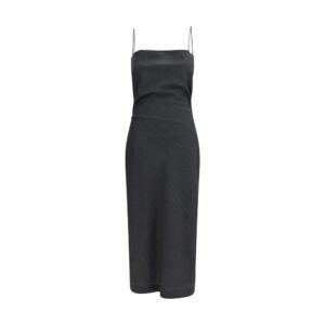 Gray Wool Oves Aries Cocktail Dress
