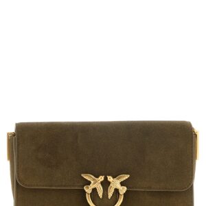 Bicolor Calfskin Shoulder Bag