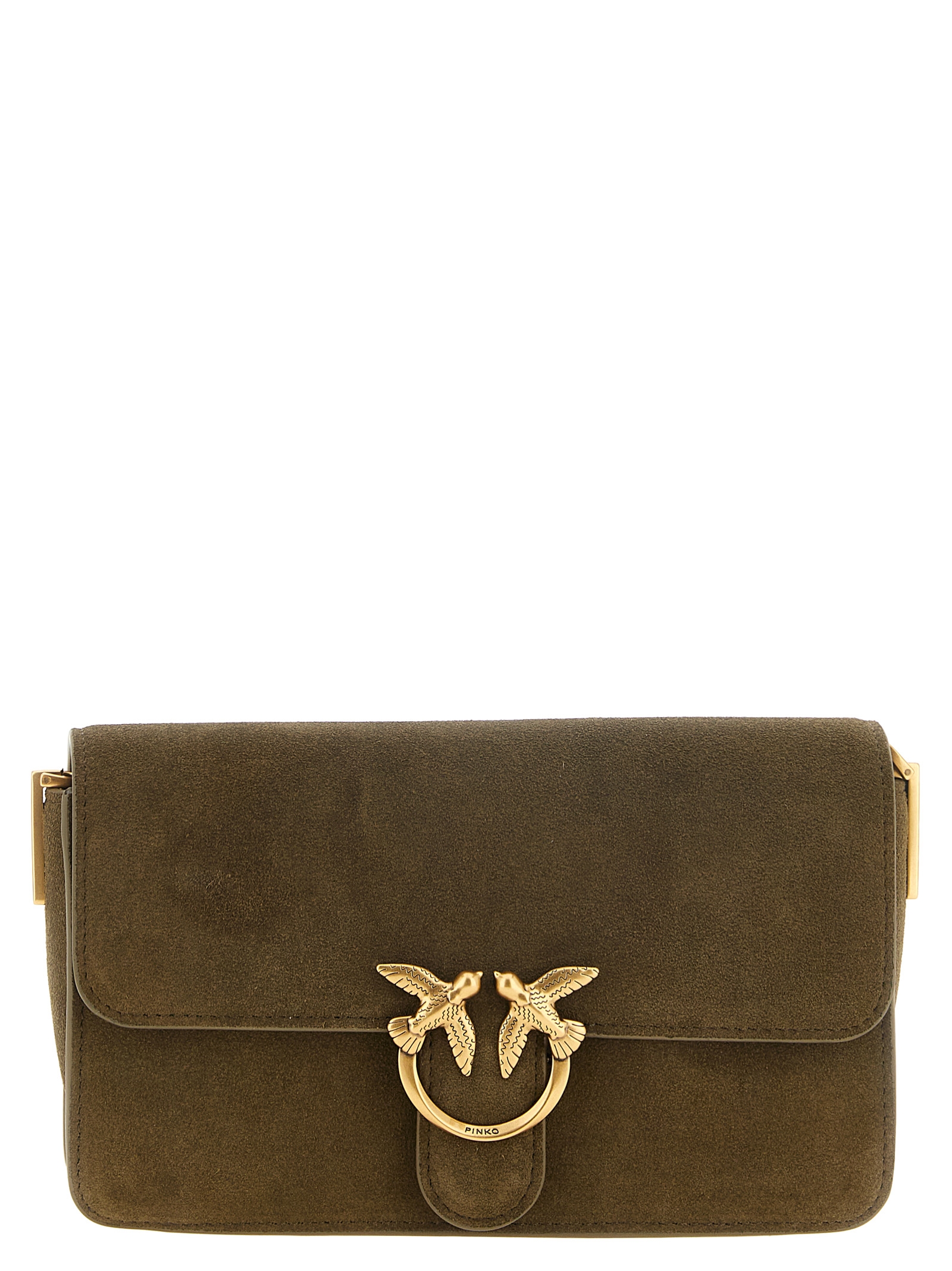 Bicolor Calfskin Shoulder Bag