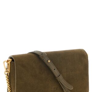 Bicolor Calfskin Shoulder Bag