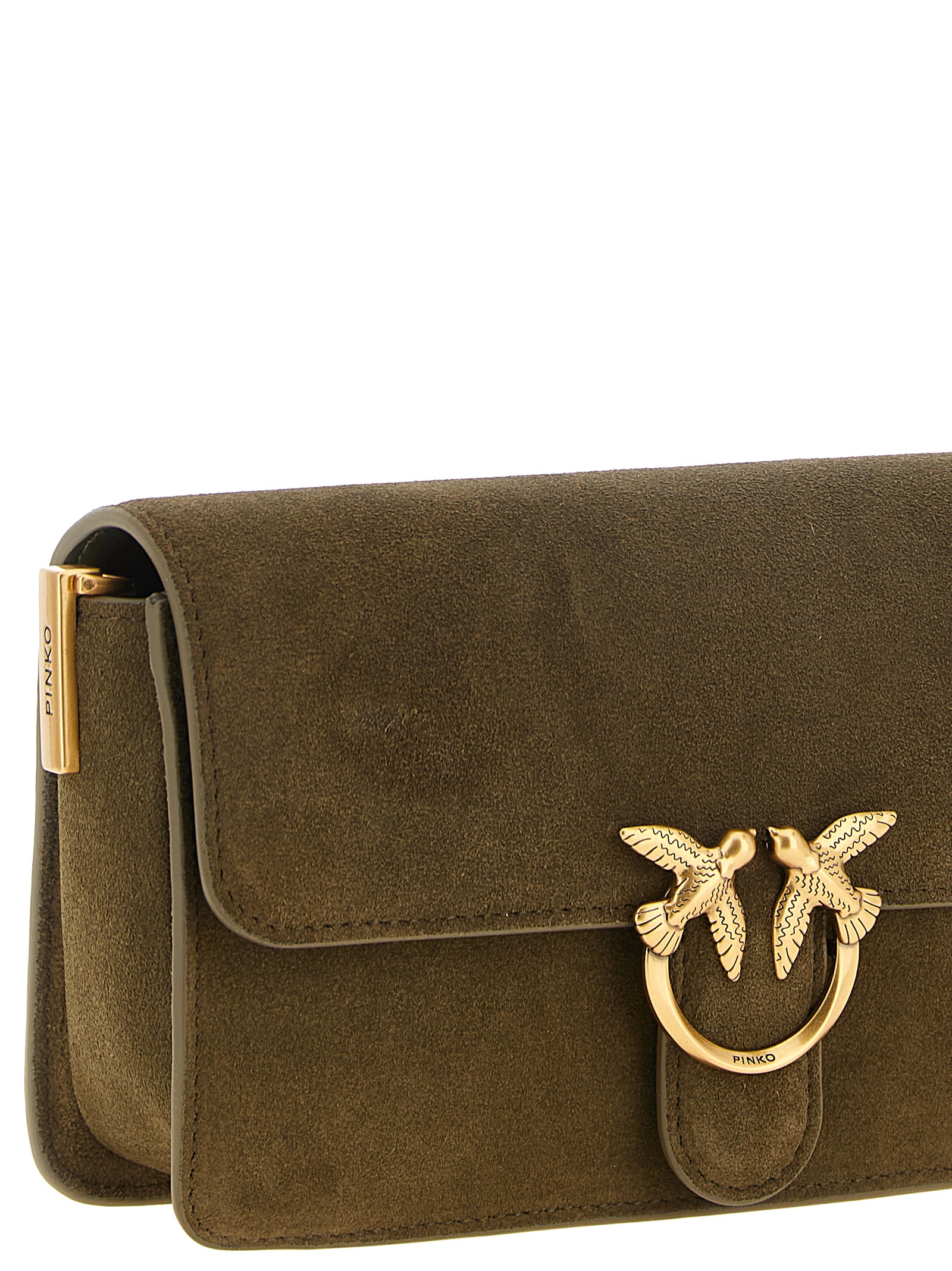 Bicolor Calfskin Shoulder Bag
