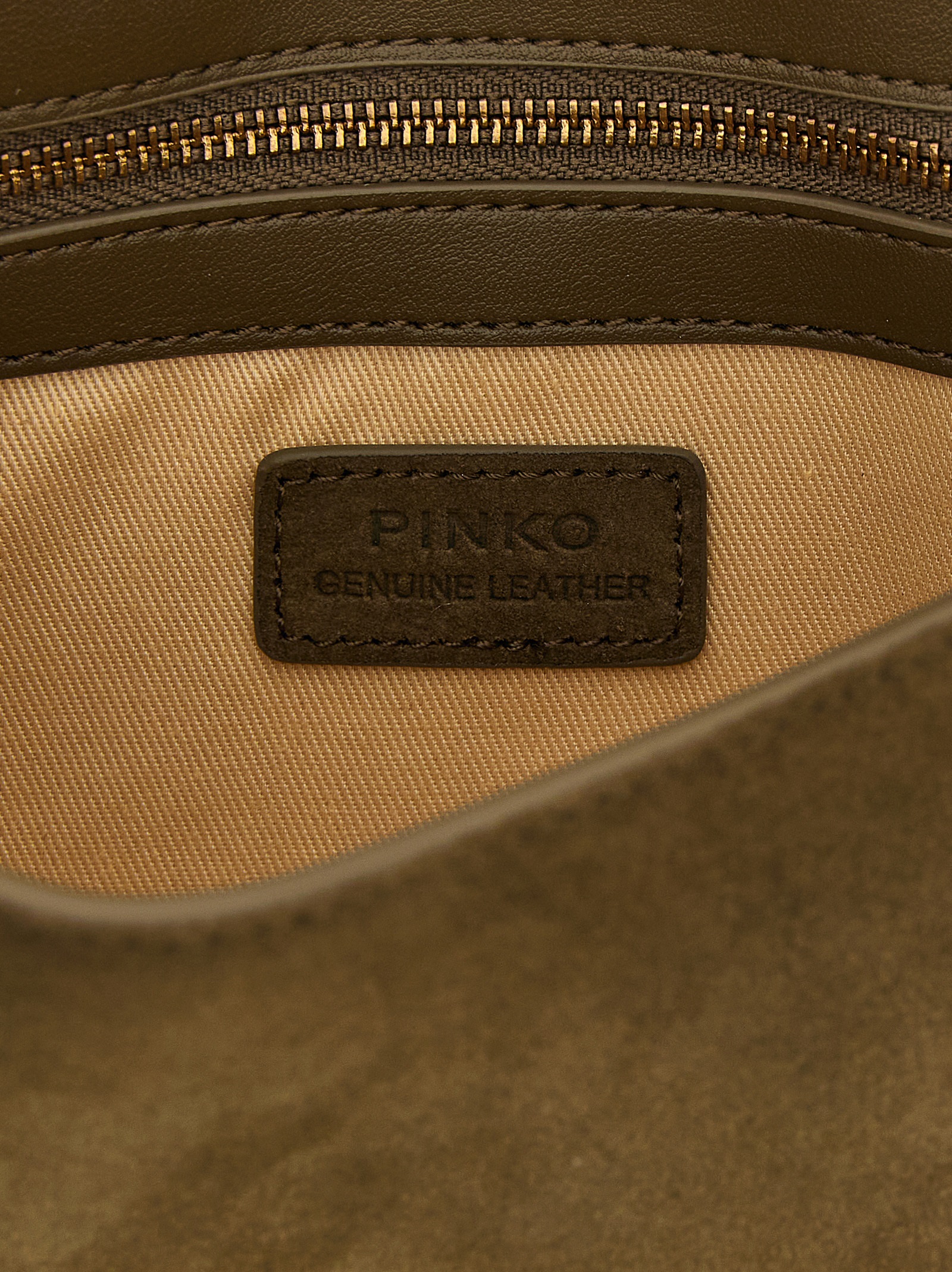 Bicolor Calfskin Shoulder Bag