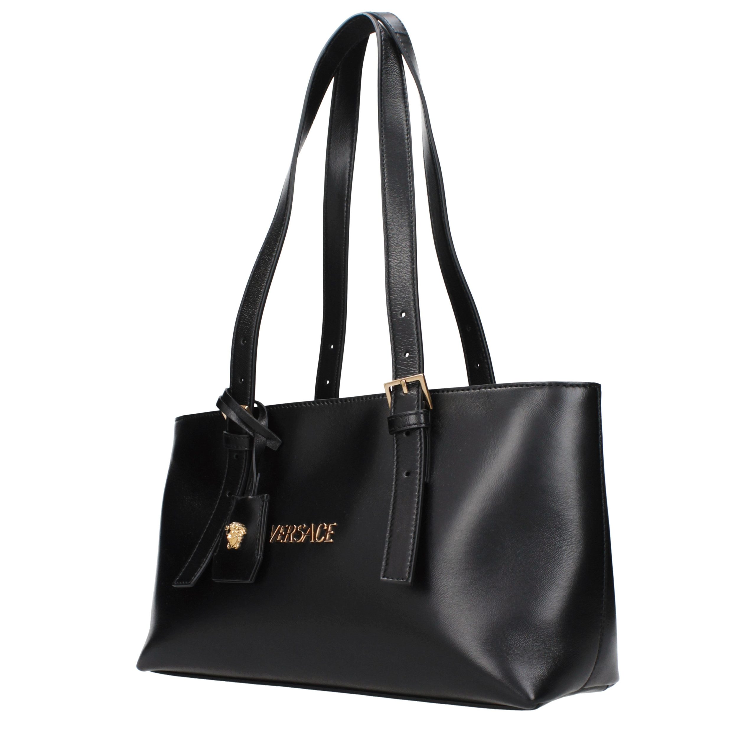 Black Leather Shoulder Bag