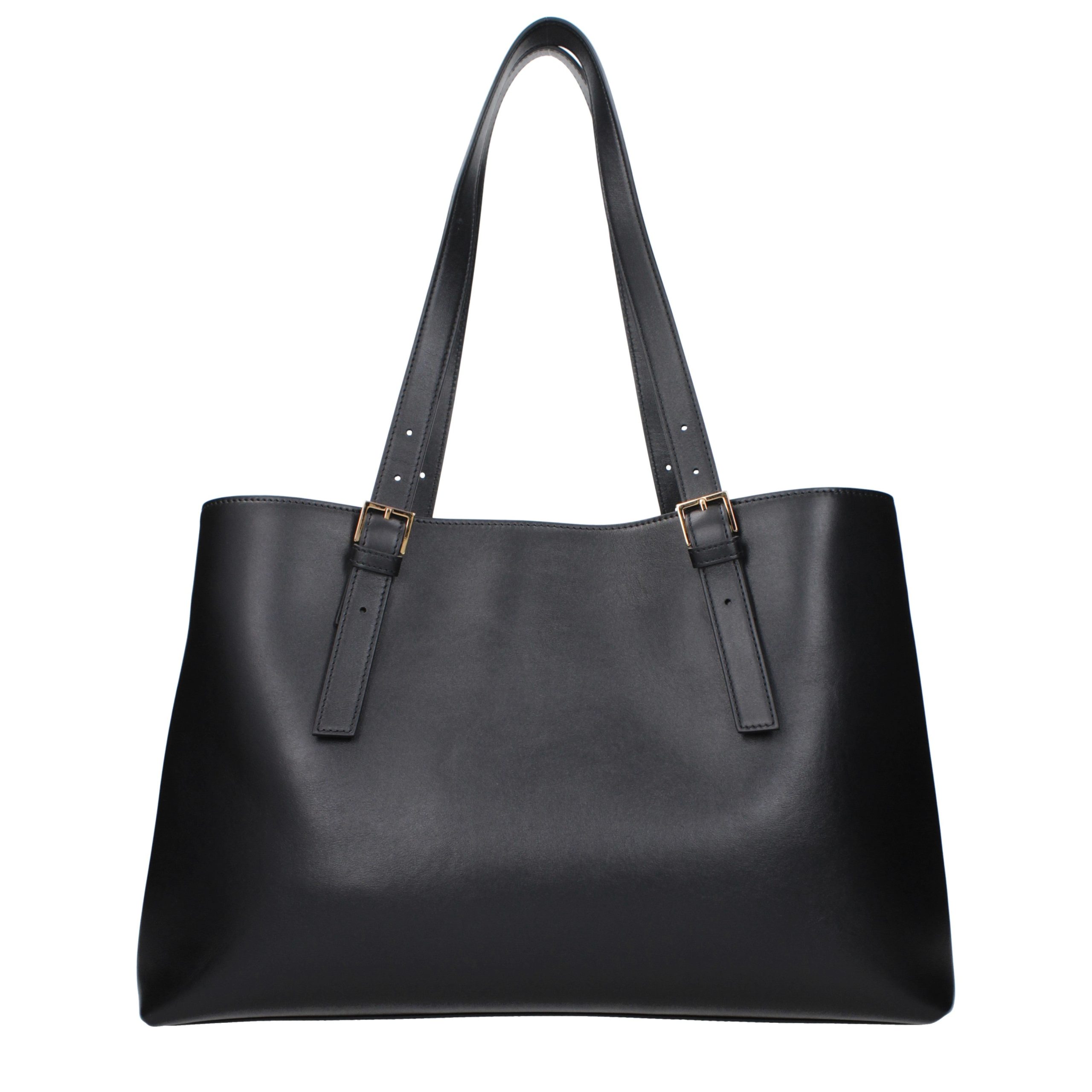 Black Leather Shoulder Bag