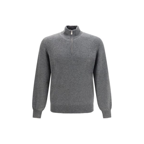 Gray Cashmere Sweatshirt