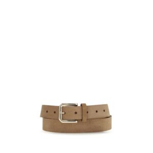 Beige Calf Leather Bos Taurus Regular Belt