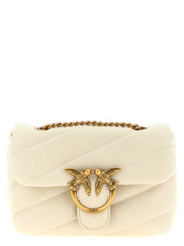 White Lambskin Crossbody Bag
