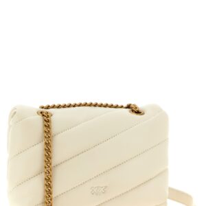 White Lambskin Crossbody Bag