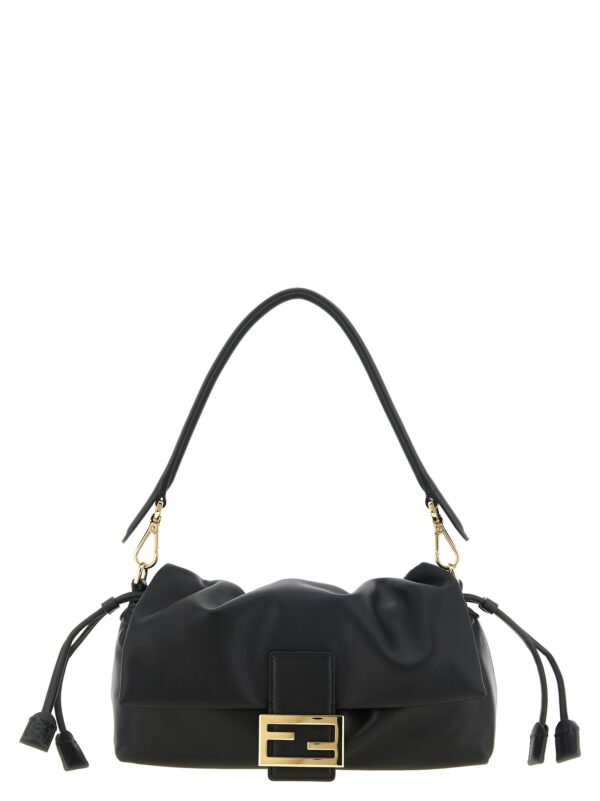 Black Lamb Leather Handbag