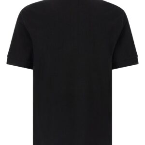 Black Cotton Polo Shirt