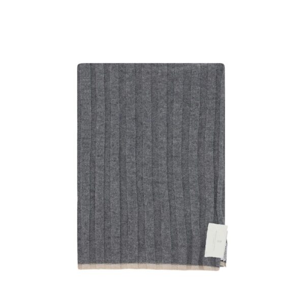 Gray Cashmere Scarf